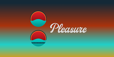Pleasure Logo animation branding design graphic design illustration logo typography vector