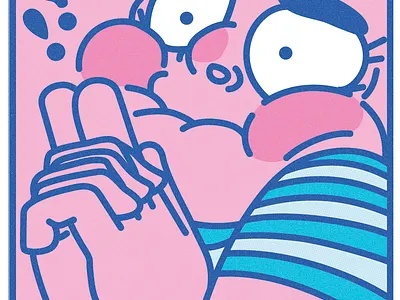 Um. What?! cartoon cute design digitalillustration emogi face funny graphic design illustration illustrator line typography vector vectorart vintage what