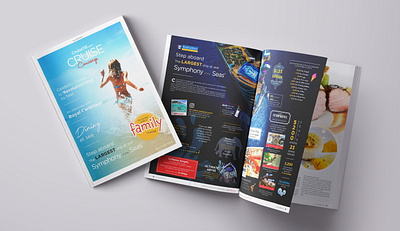 Cruise118 magazine adobe branding brochure design illustration layout logo magazine print typography vector