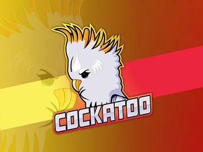 Cockatoo Logo Design 3d logo background photo banner branding design ecommerce slider esports esports logo illustration logo mascot mckup slider ui vector