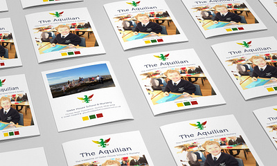 The Aquilian magazine adobe branding brochure brochure design design graphic design layout magazine magazine design print print design typography vector
