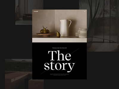 m.vertigo | The Story animation motion poster typography ui ux video web website