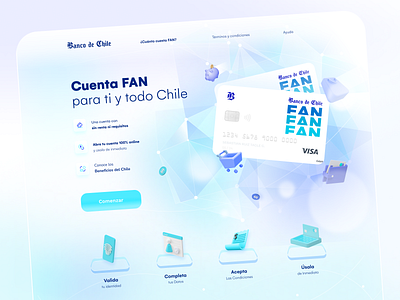 🌈 Exploración FAN 3d app branding design figma figmadesign glassy graphic design illustration ui uxdesign