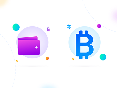 New Services branding branding exchange gradient icon illustration logo orionx rebranding shadow wallet