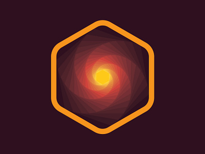 Hexagonal Tunnel! design graphic design illustration vector