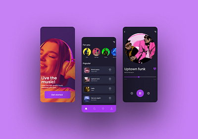 Daily UI #3 challenge dailyui mobileui musicapp musicui ui uidesign uxdesign