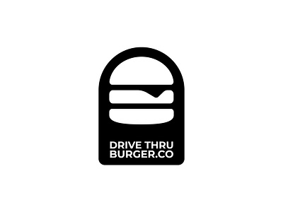 Drive thru burger co logo beverage brand burger business businessman cafe cafetaria design drive thru fastfood food food truck graphic identity logo micro restaurant sandwich