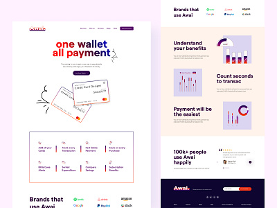 Banking Solution Landing page UI Design bankapp banking creditcard crypto finance finance analytics finance tracking financial financial management landingpage management money money management nft nft marketplace overlaps wallet