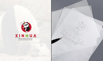 Pandiana Logo design from SCRATCH brand identity branding clean conceptual design graphic design icon logo logo design minimalist modern minimalist padiana food panda panda design panda logo quality unique vector