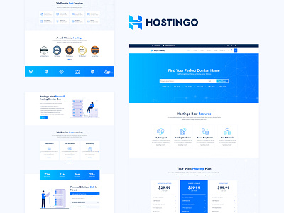 Hostingo - Hosting WordPress & WHMCS Theme animation branding graphic design motion graphics ui