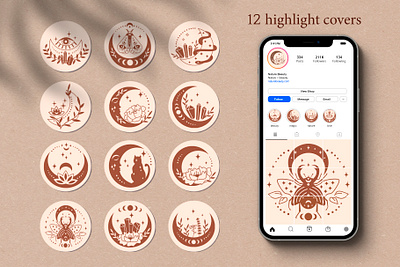 Boho logo creator boho branding creator flat graphic design illustration illustrator logo minimal vector