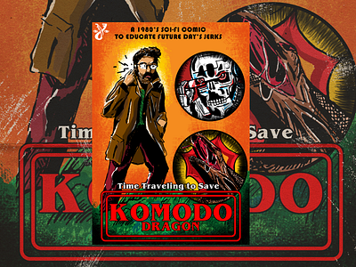 save comodo dragon! comic design drawing graphic design ill illustration