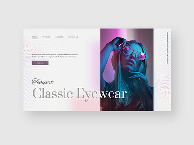 Commercial Store Landing Page UI Design design typography ui web website