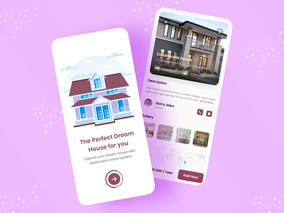 Smart Home - UI Mobile App Design app app ux design building design home home ui mobile app design homepage house house app design interior logo mobile mobile app design mobile ui property real estate ui ui design uiux ux