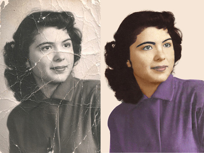 Restoration of damaged old photo. graphic design old photo old photo edit old photo restoration chennai old photo restoration photoshop photo retouching photo retouching images photo retouching in photoshop photo retouching up