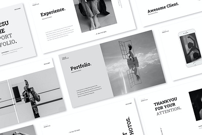 Resume Portfolio Template abstract annual annual report banner branding concept corporate creative design google sldies illustration keynote landing landing page pitch deck powerpoint report resume portfolio vector web development