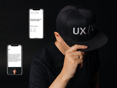 Portfolio website minimal portfolio ui ux web webdesign