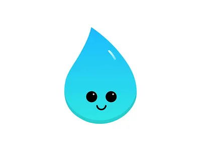 Drop of Happiness character cute illustration