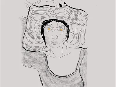 women design graphic design illustration illustrator portrait woman