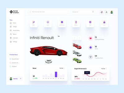 Sport Car 3d animation app behance branding design dribbble free graphic design icon illustration logo love motion graphics ui ux vector we web website