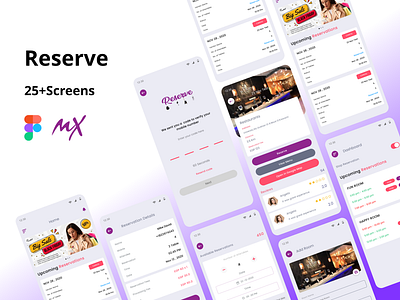 Reserve Hotel Application Design adobe xd aqua design figma finance graphic design hotel illustration logo new new purple interface reserve ui user interface