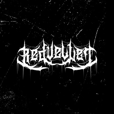 Red Velvet Deathcore Typeface deathcore kpop metal metal font red velvet