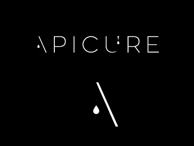 Apicure brand branding cosmetics honey identity logo logotype typograhy