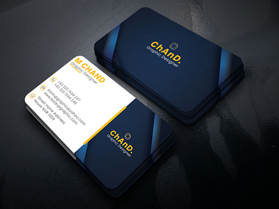 Modern Concept Business Card Template back backup backupgraphic branding businesscard businesscard design businesscarddesign businesscards businesscardsdesign chand design illustration logo print print design printing printmaking prints ui vector