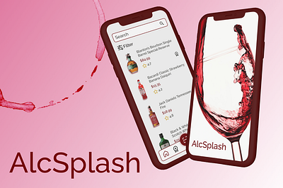 AlcSplash design figma ui uiux ux