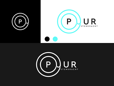 ,Puur stemkracht Logo disign inspiration branding design graphic design icon illustration logo typography ui ux vector