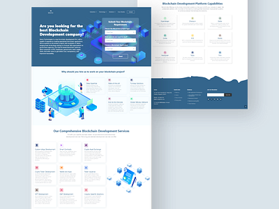 Blockchain Ui/Ux Web Design blockchain blockchain ui design blockchain uiux blockchain web blockchain website design illustration landing page ui landing page uiux technology ui design typography ui ux web design web ui design