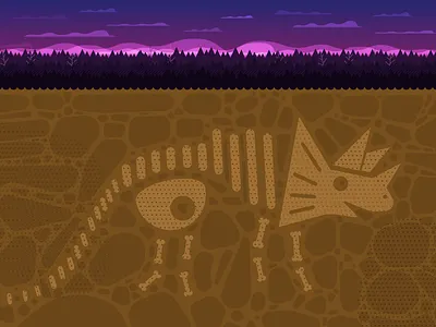 Fosil dinosaur extinct fosil inktober triceratops