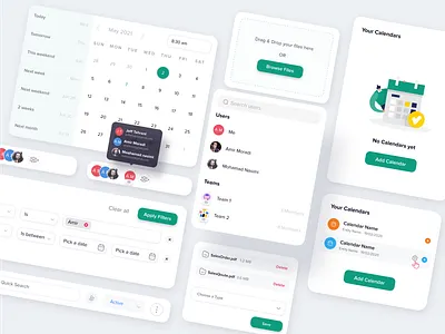 UI Components card cards component component design component library crm ecommerce finance kit sale ui kit widget