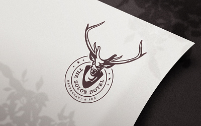 Deer Logo animal branding deer design graphicdesign graphicever icon illustration logo minimal vector