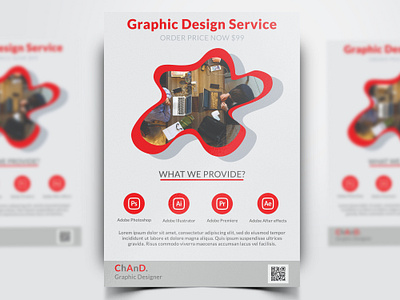 Graphic Designing Service Flyer Template back backup backupgraphic branding chand design flyer flyer design flyer template flyerdesign flyers illustration logo poster poster art poster design posterdesign posters ui vector