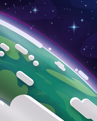 Planet Adrian graphic design illustration planet space