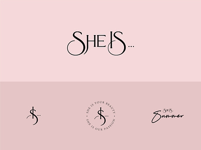 Salon Branding beauty branding design health icon illustrator logo manayunk salon she summer vector