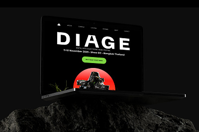 DIAGE uiux web design web development website