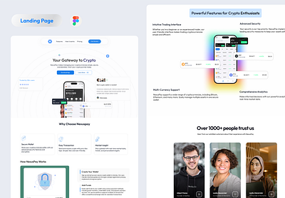 NexusPay- Your Gateway to Crypto. branding design figma illustration product design ui uiux