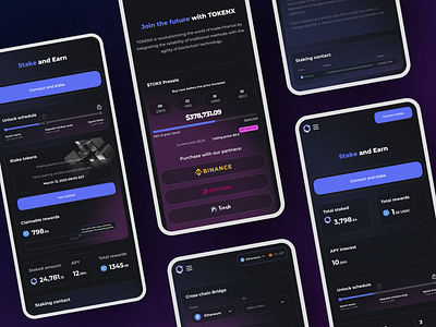 Cryptocurrency DApp Web3 UI UX Design fintech