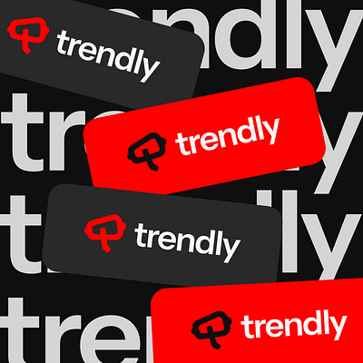 Trendly's logo branding logo