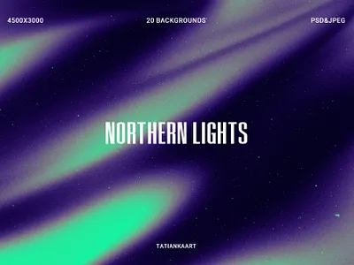 Northern Lights Gradient Textures green