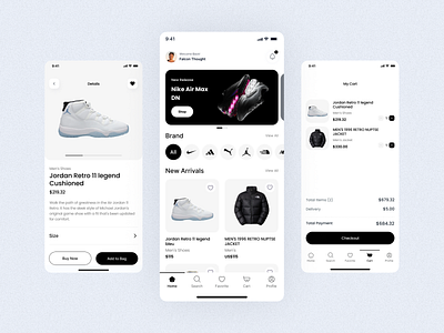 E-commerce App UI branding graphic design mobile ui