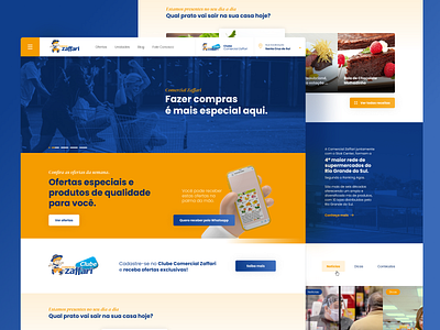 Comercial Zaffari Website ui user experience user interface ux