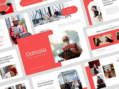 Datozia – Business PowerPoint Template unique