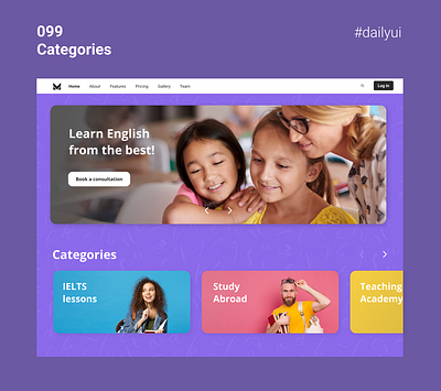 #099 Categories categories dailyui dailyui 099 dailyuichallenge