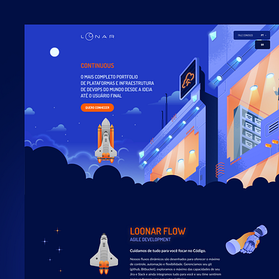 Loonar Website app design illustration mobile design ui ux website website design