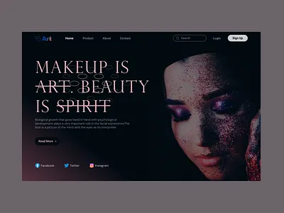 Face art website art best bestdesign branding clean clear creative design face flat graphic design home illustration logo motion graphics ui website