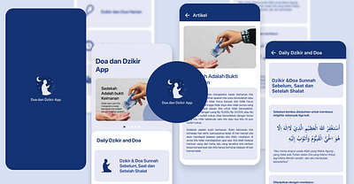 DoaDanDzikir App android application idnbs mobile ui