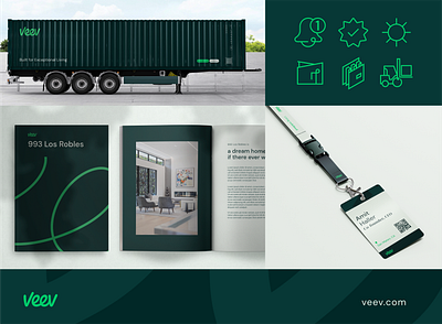 Veev Brand Assets assets creative direction layout rebrand